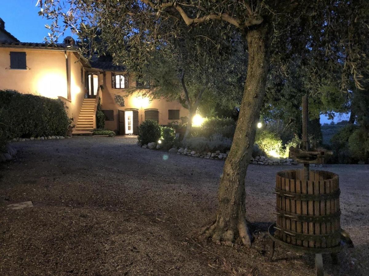 Il Leccio - Casa Toscana San Gimignano Gambassi Terme Exteriör bild