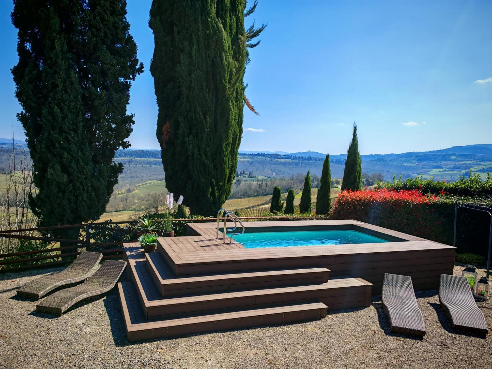 Il Leccio - Casa Toscana San Gimignano Gambassi Terme Exteriör bild